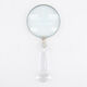 Silver Tone Clear Handle Magnifying Glass 24x10cm - Image 1 - please select to enlarge image
