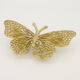 Gold Tone Metal Butterfly Ornament 26x15cm - Image 1 - please select to enlarge image