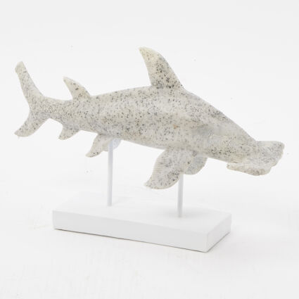 Grey Speckled Hammerhead Shark Ornament 27x50cm - Image 1 - please select to enlarge image