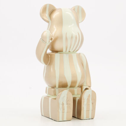 Gold Tone Sitting Bear 20x10cm - Image 1 - please select to enlarge image