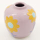 Purple Flower Patterned Vase - Image 1 - please select to enlarge image