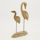 Natural Driftwood Birds Ornament 25x18cm - Image 1 - please select to enlarge image