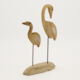 Natural Driftwood Birds Ornament 25x18cm - Image 2 - please select to enlarge image