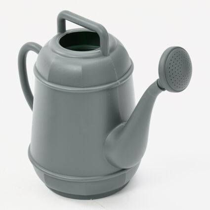 Grey Plastic Watering Can 12L - Image 1 - please select to enlarge image