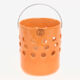 Orange Circle Lantern 18x16cm  - Image 1 - please select to enlarge image