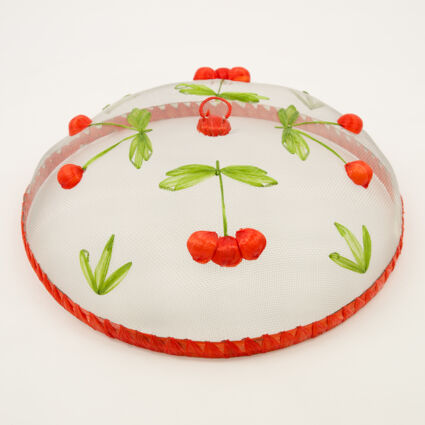 Multicoloured Reusable Cherry Food Cover 8x35cm - Image 1 - please select to enlarge image