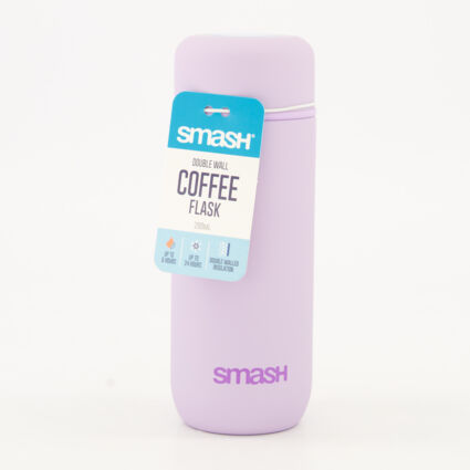 Lilac Coffee Flask 200ml  - Image 1 - please select to enlarge image