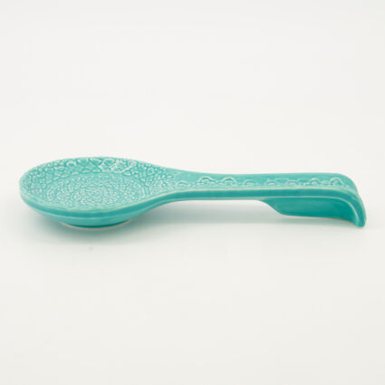 Turquoise Spoon Rest 3x27cm - Image 1 - please select to enlarge image