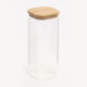 Bamboo Lid Glass Storage Jar 1.9L - Image 1 - please select to enlarge image