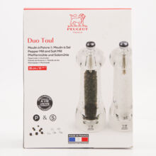 Clear Duo Toul Salt & Pepper Mill Set