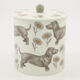 Cream Reusable Dog & Daisy Biscuit Tin 18x13cm - Image 1 - please select to enlarge image