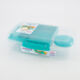 Clear & Turquoise Bento Box  - Image 1 - please select to enlarge image