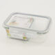 Clear Divided Glass Container 7x20cm - Image 1 - please select to enlarge image