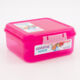 Pink Reusable Bento Cube Lunch Box 1.25L - Image 1 - please select to enlarge image