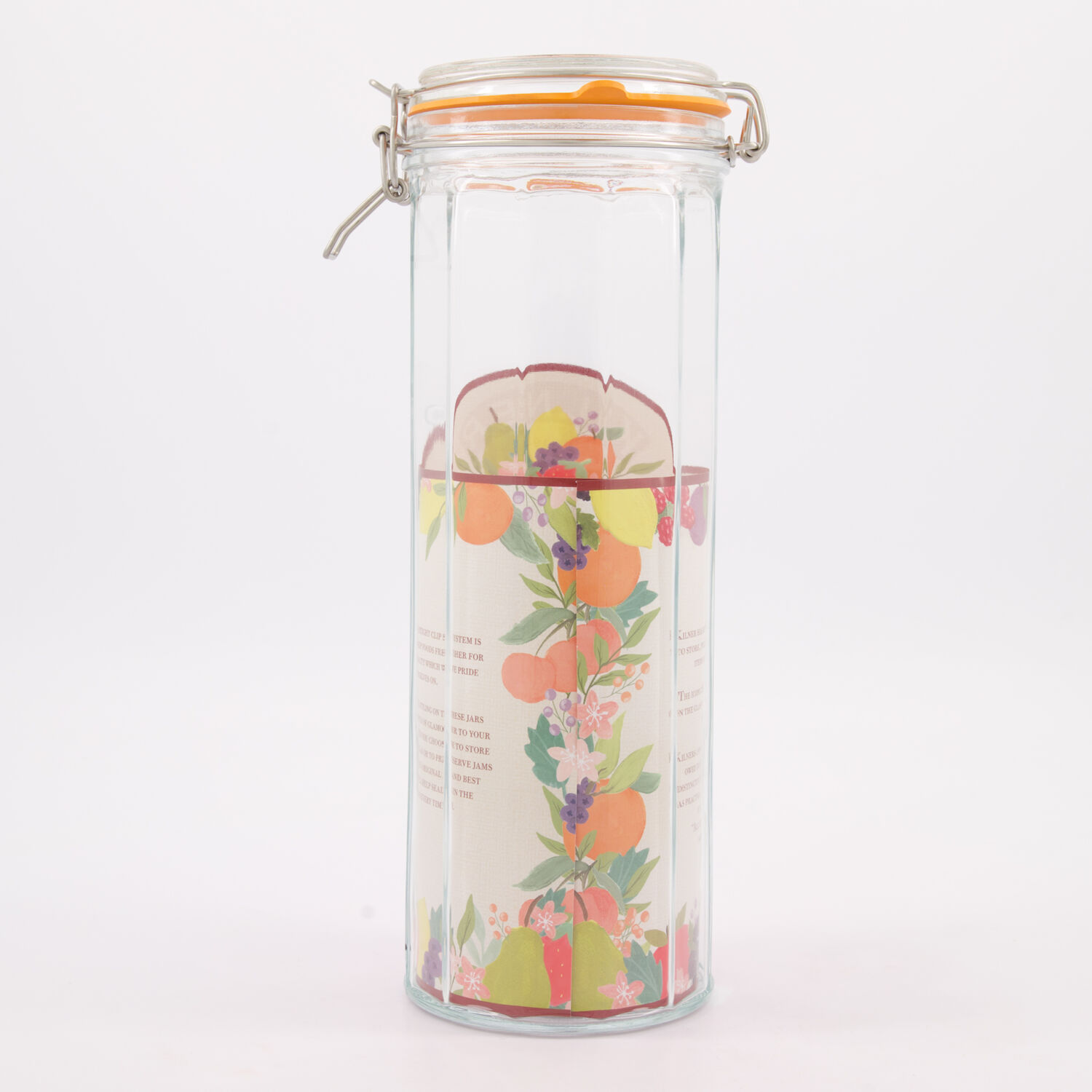 Jar Panel Example Orange Reusable Panel Jar 2.2L - TK Maxx UK