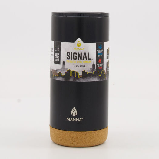 Black Stainless Steel Tumbler 503ml - Image 1 - please select to enlarge image