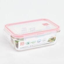 Clear Glass Food Container 7x19cm