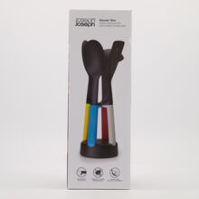 Four Piece Multicoloured Elevate Slim Utensil Set