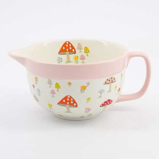 Multicoloured Mushroom Batter Jug 9x14cm - Image 1 - please select to enlarge image