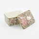 Green Honeysuckle Fine China Butter Dish - Image 2 - please select to enlarge image