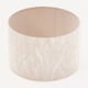 Cream Leaf Classic Drum Shade 22x35cm - Image 1 - please select to enlarge image