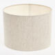 Cream Drum Lamp Shade 25x36cm - Image 1 - please select to enlarge image