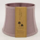 Lilac Woven Tapered Lamp Shade 18x25cm  - Image 1 - please select to enlarge image
