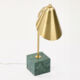 Green Marble Table Lamp 53x26cm - Image 1 - please select to enlarge image