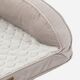 Grey Quilted Dog Couch 61x51cm - Image 2 - please select to enlarge image