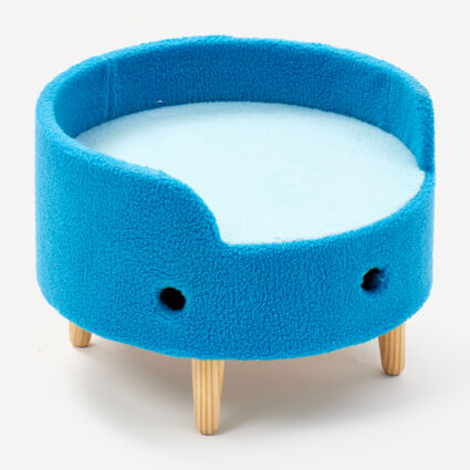 Blue Activity Cat Stool 30x40cm - Image 1 - please select to enlarge image