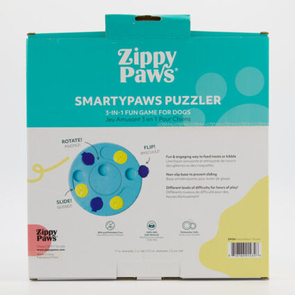 Blue Smartypaws Puzzler Dog Toy 29x29cm - Image 1 - please select to enlarge image