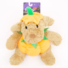 Brown Pumpkin Dog Pet Toy 33x33cm