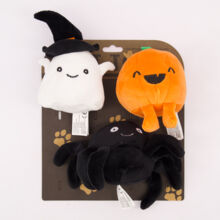 Three Piece Halloween Pet Toy Set