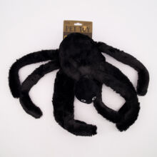 Black Crinkle Spider Pet Toy