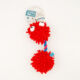 Red Noodle Character Dog Toy 22x10cm - Image 1 - please select to enlarge image