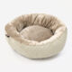 Beige Star Canvas Pet Bed 50x50cm - Image 1 - please select to enlarge image