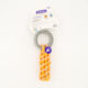 Grey & Orange Fetch N Float Circle Dog Toy 26x11cm - Image 2 - please select to enlarge image