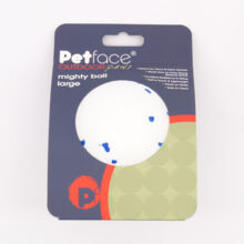 White Mighty Ball Pet Toy 8x8cm
