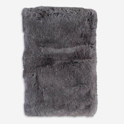 Brown Brentwood Faux Fur Throw 127x152cm  - Image 1 - please select to enlarge image
