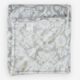 Grey & White Patterned Throw 152x178cm - Image 2 - please select to enlarge image
