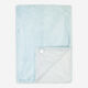 Icy Blue Faux Fur Throw 127x178cm - Image 2 - please select to enlarge image