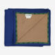 Blue & Brown Throw 130x170cm - Image 2 - please select to enlarge image