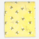Yellow Flying Bees Throw 152x178cm - Image 1 - please select to enlarge image