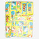 Yellow Sunbathing Dogs Patterned Throw 152x178cm - Image 2 - please select to enlarge image
