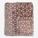 Pink & White Geometric Throw 177x127cm - Image 2 - please select to enlarge image
