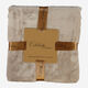 Beige Faux Fur Throw 178x152cm - Image 1 - please select to enlarge image