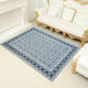 Grey Wool Faben Patterned Rug 122x183cm - Image 1 - please select to enlarge image