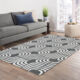 Multicolour Hand Tufted Wool Patterned Rug 213x152cm - Image 1 - please select to enlarge image