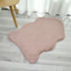 Pink Cloud Dancer Faux Fur Rug 90x60cm - Image 1 - please select to enlarge image