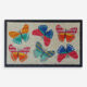 Multicolour Butterfly Door Mat 45x75cm - Image 1 - please select to enlarge image